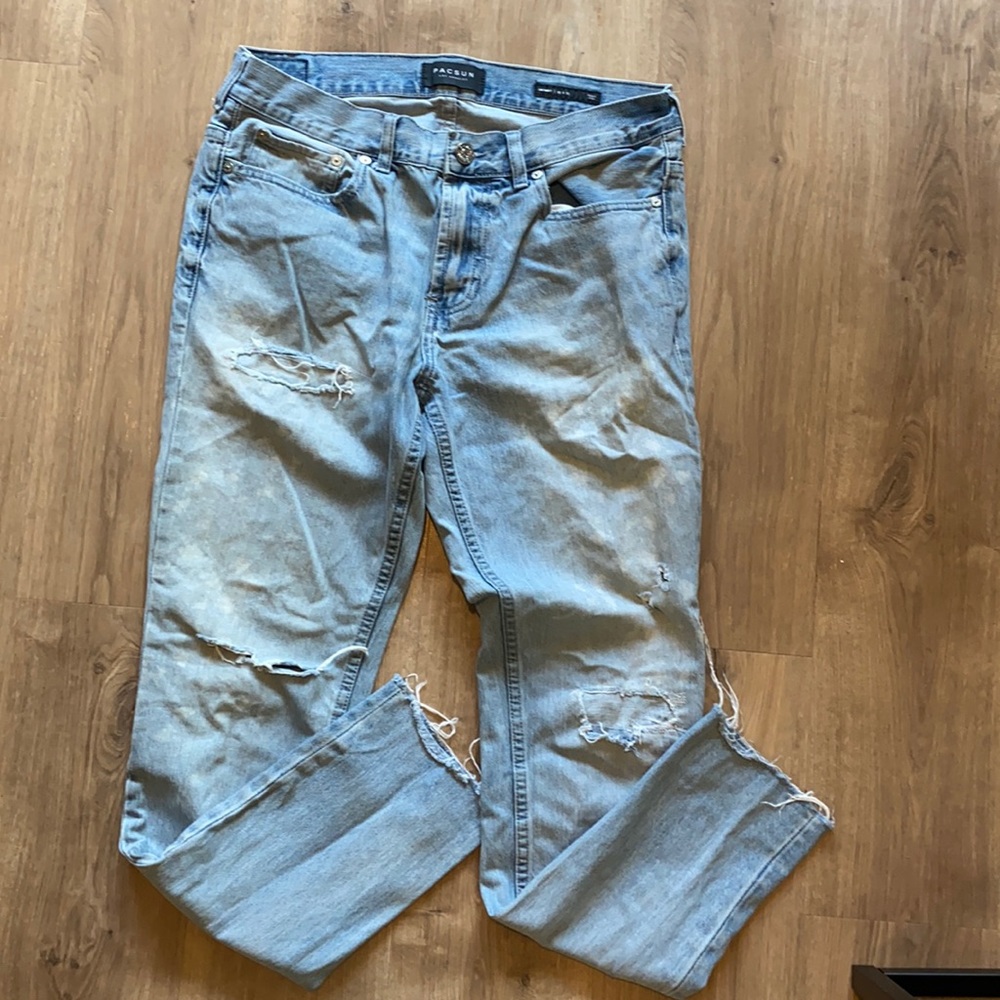PacSun Men’s Distressed Skinny Jeans Size 32